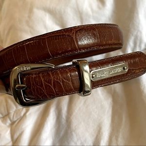 ⭐️Ralph Lauren Leather Belt - M
